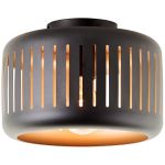 Brilliant Tyas Lampa sufitowa Metal Czarny Złoty | 270mm - Nadaje Się Do 1x E27