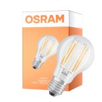 Osram LED Superstar E27 Gruszka Włókno Przezroczysty 7.5W 1055lm - 927 Bardzo Ciepła Biel | Najlepsze Renderowanie Kolorów - Ściemnianie - Zamienne 75W