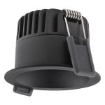 Ledvance LED Spot Ciemnylight Aluminium Czarny 8W 680lm 36D - 930 Ciepła Biel | Aukko 68mm - IP44 - Najlepsze renderowanie kolorów - Ściemnianie