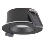 Ledvance LED Spot Air Adjust Aluminium Czarny 4W 320lm 36D - 930 Ciepła Biel | Aukko 68mm - IP23 - Najlepsze renderowanie kolorów - Ściemnianie