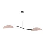 Emibig Lampa sufitowa Lotus Stal Czarny | Nadaje Się Do 2x E14 - Max 10W