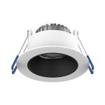 Noxion LED Spot Ares Głęboki Valkoinen 6W 540lm 927-940 3CCT - Z Inner Pierścień Czarny | Aukko 68mm