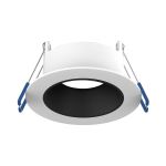 Noxion LED Spot Ares Głęboki ring Valkoinen - Z Inner Pierścień Czarny | Aukko 68mm - incl. GU10 Fitting