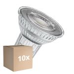 Opakowanie 10x Ledvance LED PAR16 GU10 Reflektor 7W 575lm 60D - 940 Zimna Biel | Najlepsze Renderowanie Kolorów - Ściemnianie - Zamienne 80W