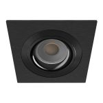 Noxion Wpuszczany Spot Boxi MR16 Uchylny Czarny |Aukko 80mm - IP20 - incl. GU10 Trzonek 