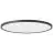Brilliant Brennan Lampa sufitowa Plastikowy Czarny Valkoinen 30W 4000lm - 840 Zimna Biel | 541mm - IP44 - 3-Stopniowy Ściemnianie