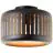 Brilliant Tyas Lampa sufitowa Metal Czarny Złoty | 270mm - Nadaje Się Do 1x E27