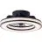 Brilliant Mondello Wentylator Sufitowy Plastikowy Czarny 23W 3100lm - 827-865 CCT | 420mm - Zdalne Sterowanie Ściemnianie