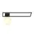 Emibig Lampa sufitowa Imago Stal Czarny | Nadaje Się Do 1x E14 - Max 10W