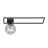 Emibig Lampa sufitowa Imago Stal Czarny | Nadaje Się Do 1x E14 - Max 10W