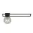 Emibig Lampa sufitowa Imago Stal Czarny | Nadaje Się Do 1x E14 - Max 10W