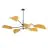 Emibig Lampa sufitowa Lotus Stal Czarny | Nadaje Się Do 6x E14 - Max 10W