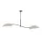 Emibig Lampa sufitowa Lotus Stal Czarny | Nadaje Się Do 2x E14 - Max 10W