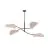 Emibig Lampa sufitowa Lotus Stal Czarny | Nadaje Się Do 4x E14 - Max 10W