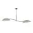 Emibig Lampa sufitowa Lotus Stal Czarny | Nadaje Się Do 2x E14 - Max 10W
