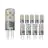 Opakowanie 10x Noxion Bolt LED Capsule G9 3.8W 470lm - 827 Bardzo Ciepła Biel | Zamienne 40W