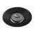 Noxion Wpuszczany Spot Logic MR16 Uchylny Czarny | 92mm - Aukko 80mm - IP20 - incl. GU10 Trzonek 