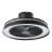 Eglo Wentylator Sufitowy Vallonia 1 ABS Matt Czarny 31.7W 3200lm - 827-865 Przestrajalny Valkoinen + RGB | Ściemnianie
