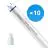 Opakowanie 10x Philips Rura LED T8 MASTER (EM/Mains) High Output 8W 1050lm - 840 Zimna Biel | 60cm - Zamienne 18W