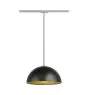 SLV Reflektor szynowy Lampa Wisząca Forchini M 40 1-Fazowy Stal Szary | Nadaje Się Do 1x E27 