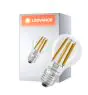 Ledvance Classic Superior LED Żarówka E27 Gruszka Włókno Przezroczysty 8.2W 1521lm - 827 Bardzo Ciepła Biel | Ściemnianie - Zamienne 100W