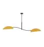 Emibig Lampa sufitowa Lotus Stal Czarny | Nadaje Się Do 2x E14 - Max 10W