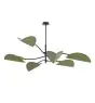 Emibig Lampa sufitowa Lotus Stal Czarny | Nadaje Się Do 6x E14 - Max 10W