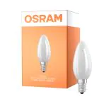 Osram LED Classic E14 Świeca Włókno Matowy 1.2W 255lm - 840 Zimna Biel | Zamienne 25W