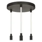 Ledvance Decor Glow Lampa Wisząca Czarny 28W 1400lm - 927 Bardzo Ciepła Biel | 400mm - Najlepsze Renderowanie Kolorów