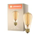 Ledvance Vintage 1906 LED E27 Edison Złoty 5.8W 470lm - 822 Bardzo Ciepła Biel | Ściemnianie - Zamienne 40W