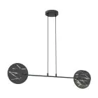 Emibig Lampa Wisząca Xotic Stal Czarny | Nadaje Się Do 2x E27 - Max 15W