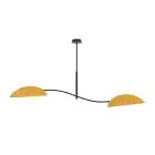 Emibig Lampa sufitowa Lotus Stal Czarny | Nadaje Się Do 2x E14 - Max 10W