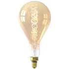 Calex XXL Splash Złoty LED E27 Włókno 3W 250lm- 822 Bardzo Ciepła Biel | Ściemnianie