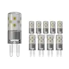 Opakowanie 10x Noxion Bolt LED Capsule G9 3.8W 470lm - 827 Bardzo Ciepła Biel | Zamienne 40W