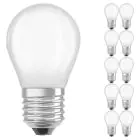 Opakowanie 10x Ledvance Classic LED E27 Gruszka Włókno Matowy 2.8W 250lm - 827 Bardzo Ciepła Biel | Ściemnianie - Zamienne 25W