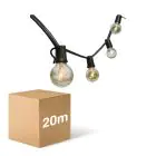 D'Lite LED Lampki choinkowe Sparkl 20m 4W 250lm - 827 Bardzo Ciepła Biel | IP44 - 5x Podłączalny
