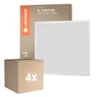 Opakowanie 4x Ledvance LED Panel Kompaktowy Aluminium Valkoinen 33W 3630lm - 830 Ciepła Biel | 60x60cm - UGR < 19