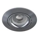 Noxion Wpuszczany Spot Vision MR16 Uchylny Szary | 82mm - Aukko 69mm - IP20 - incl. GU10 Trzonek 