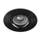 Noxion Wpuszczany Spot Vision MR16 Uchylny Czarny | 82mm - Aukko 69mm - IP20 - incl. GU10 Trzonek 