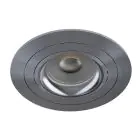 Noxion Wpuszczany Spot Logic MR16 Uchylny Szary | 92mm - Aukko 80mm - IP20 - incl. GU10 Trzonek 