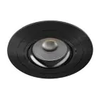 Noxion Wpuszczany Spot Logic MR16 Uchylny Czarny | 92mm - Aukko 80mm - IP20 - incl. GU10 Trzonek 
