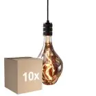 Opakowanie 10x Eglo LED Special E27 Włókno Smokey 4W 70lm - 818 Bardzo Ciepła Biel | Ściemnianie - Zamienne 25W