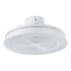Eglo Wentylator Sufitowy Vallonia 1 ABS Valkoinen 31.7W 3200lm - 827-865 Przestrajalny Valkoinen + RGB | Ściemnianie