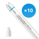 Opakowanie 10x Philips Rura LED T8 MASTER Value (EM/Mains) High Output 20.5W 3100lm - 840 Zimna Biel | 150cm - Zamienne 58W